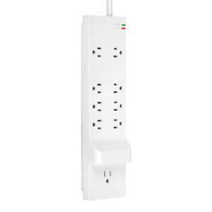 Spacious Outlets for Large Plugs 9 Outlet Surge Protector