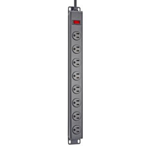 8 Outlet PDU Power Strip Aluminum Alloy housing 19"