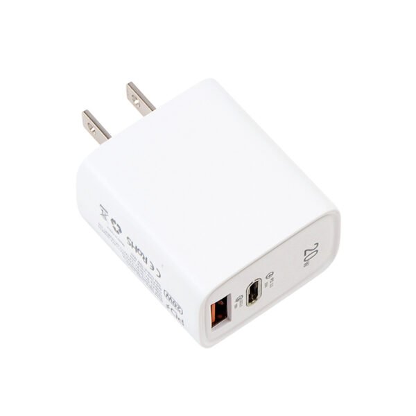 USB Charger 1 USB-C + 1 USB-A PD20W  UC015Q20 - Image 2