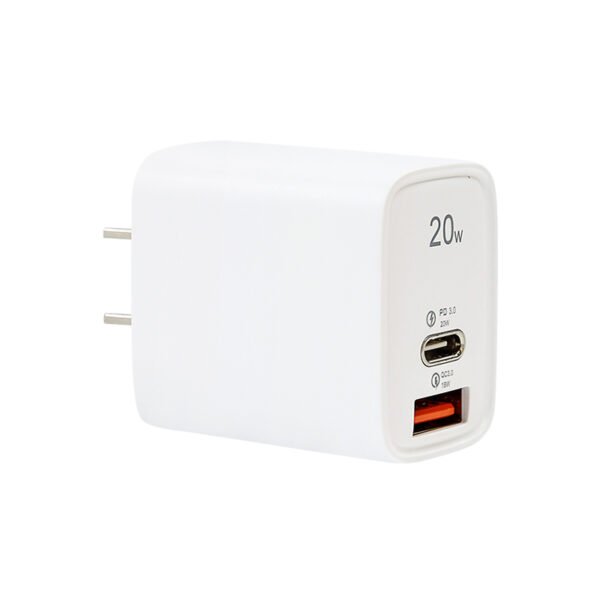 USB Charger 1 USB-C + 1 USB-A PD20W  UC015Q20
