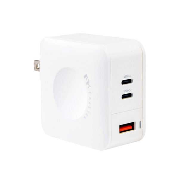 USB charger GaN 2 USB-C + 1 USB-A PD66W  UC017Q66 - Image 2