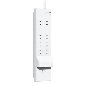 Spacious Outlets for Large Plugs 9 Outlet Surge Protector