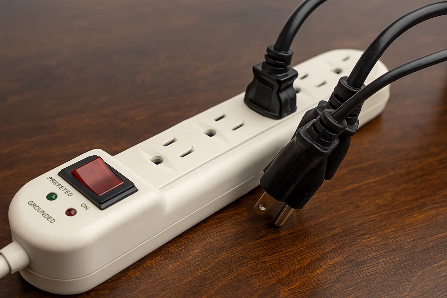 Retro Metal Kitchen Power Strip